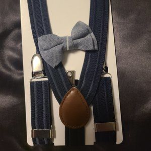 Kids Suspenders and bow tie